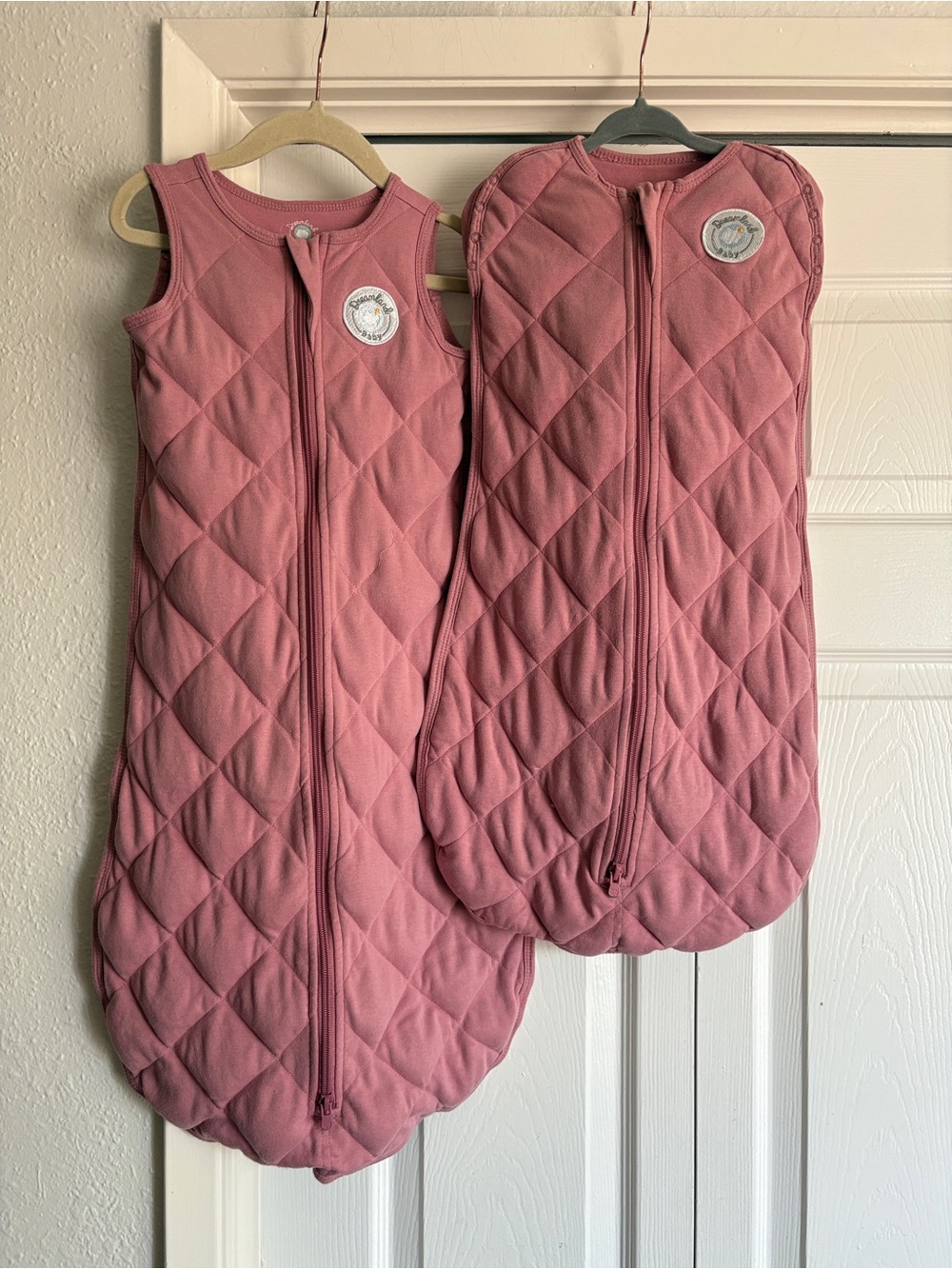 Dreamland Sleep Sack Swaddle - Dusty Rose Quilted Kids Weighted Sleep Bag